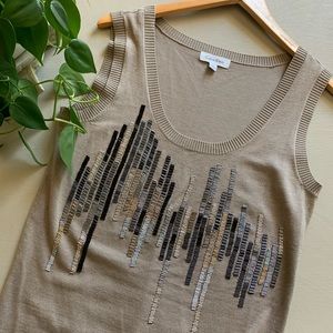 SALE🌿 Calvin Klein Beaded Sweater Vest